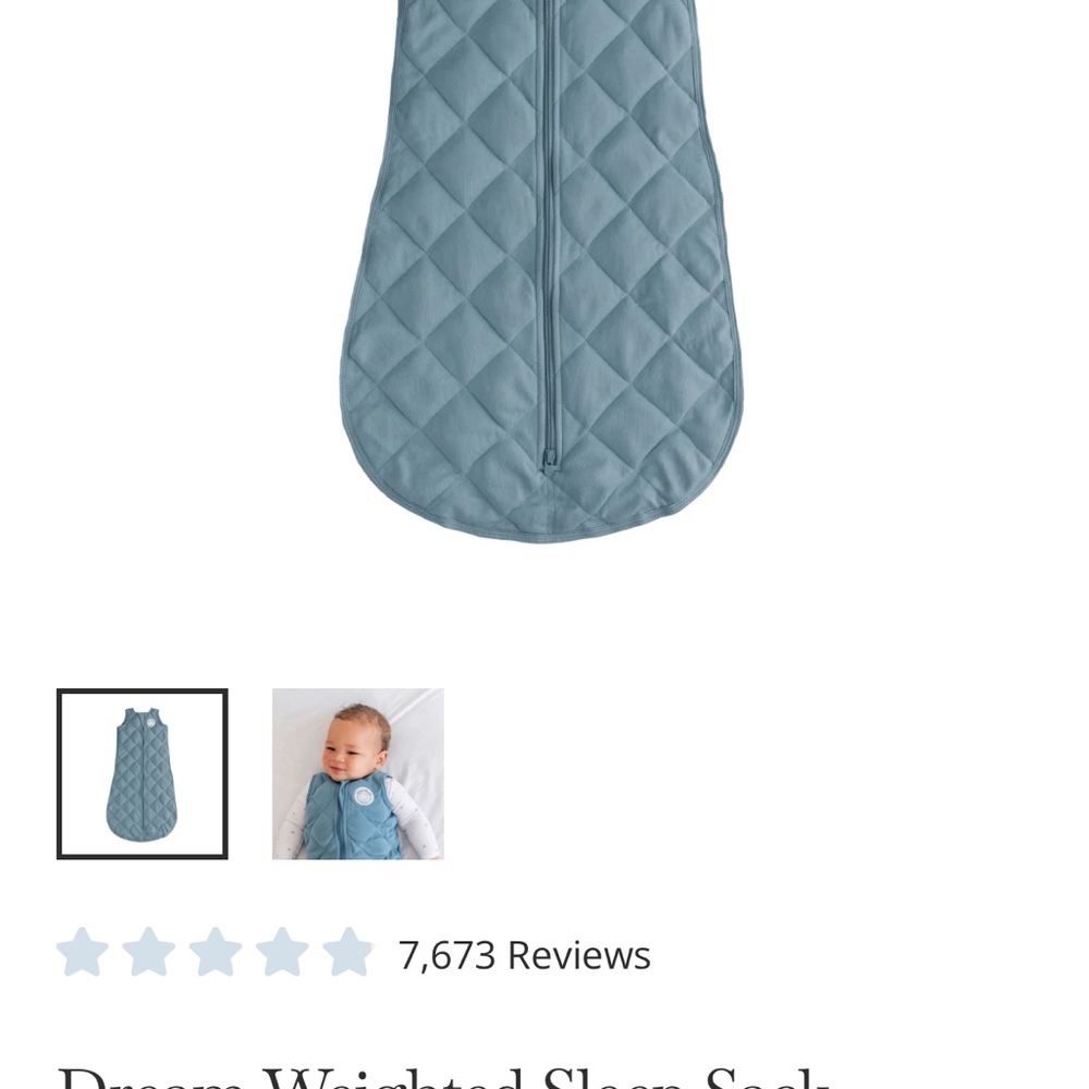 Dreamland Weighted Sleep Sack 6-12 months